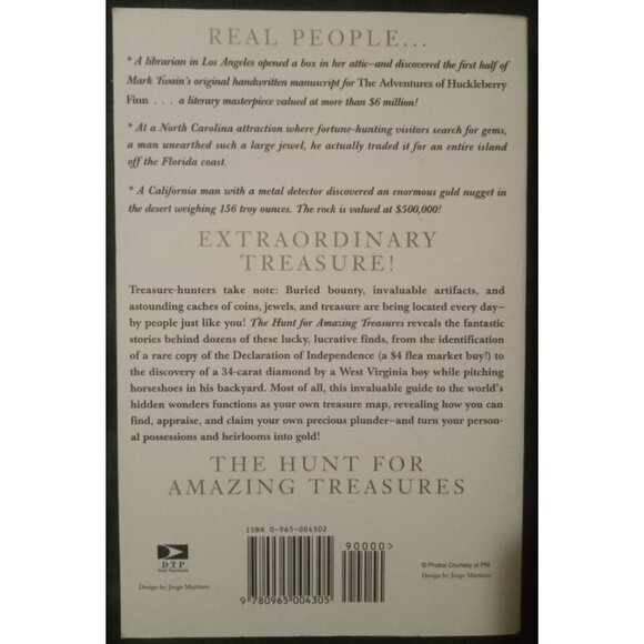 The Hunt for Amazing Treasures by Sondra Farrell – Adventure Travel PB VG+ - Picture 2 of 2